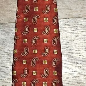 ROBERT TALBOTT mens NORDSTROM extra long Tie SIZE 62x4 COLOR RED